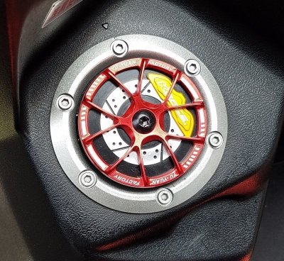 画像1: Krace フューエルキャップカバー（ブラック/シルバー/ガンメタ/レッド/ブルー/ゴールド/パープル/グリーン）