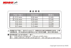 画像12: KOSO ハイコンプ鍛造ピストンキット純正サイズ [シグナスX・BWS125] (12)