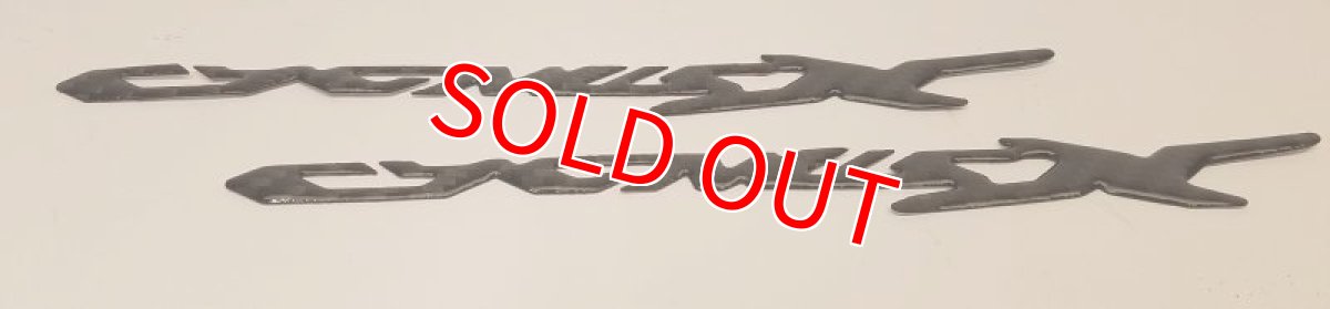 画像6: CYGNUS-X カーボンエンブレム (210mm)(ブラック/レッド) (6)