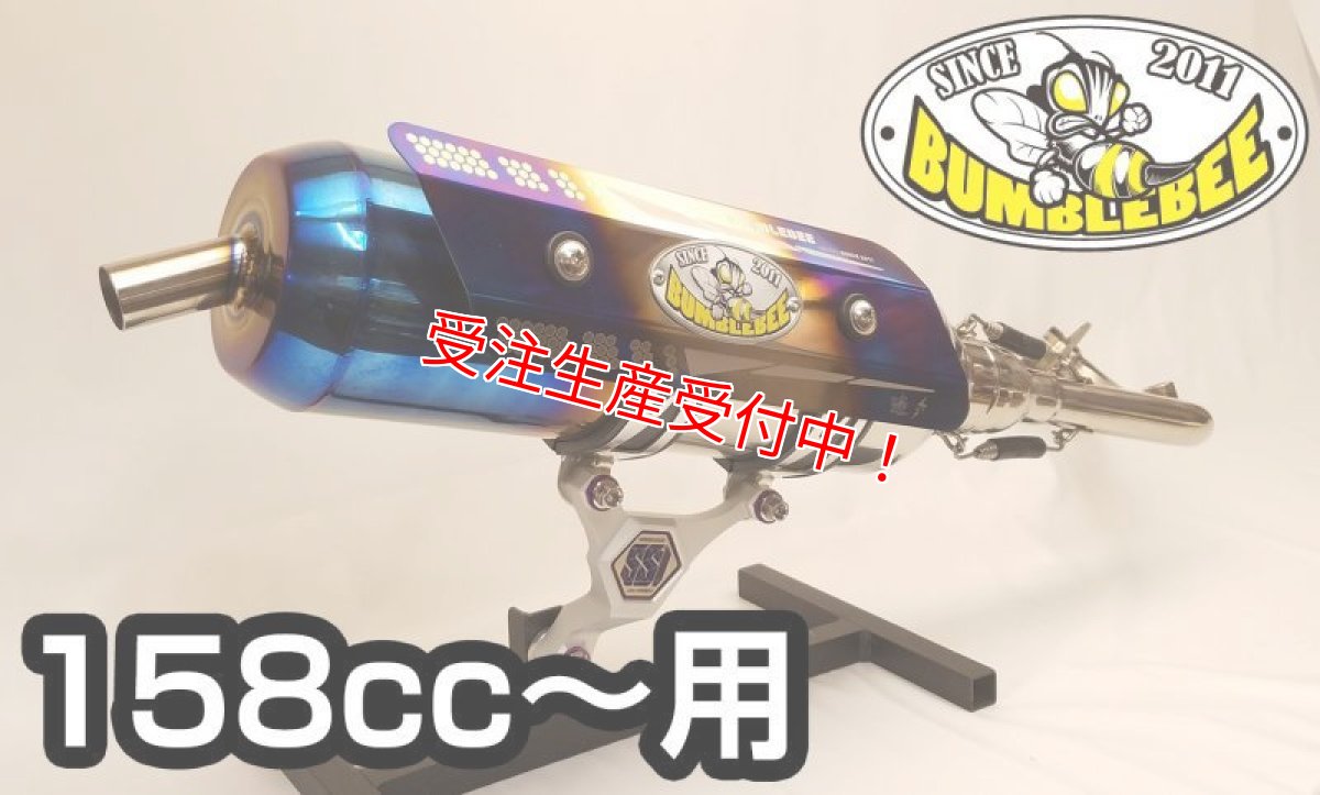 画像2: Bumblebee SS1チタン [シグナスX・BW'S125][158cc〜用] (2)