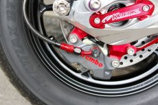 画像18: brembo ブレンボ CNC削り出し レーシングキャリパー （84mmピッチ) 赤ロゴ (18)