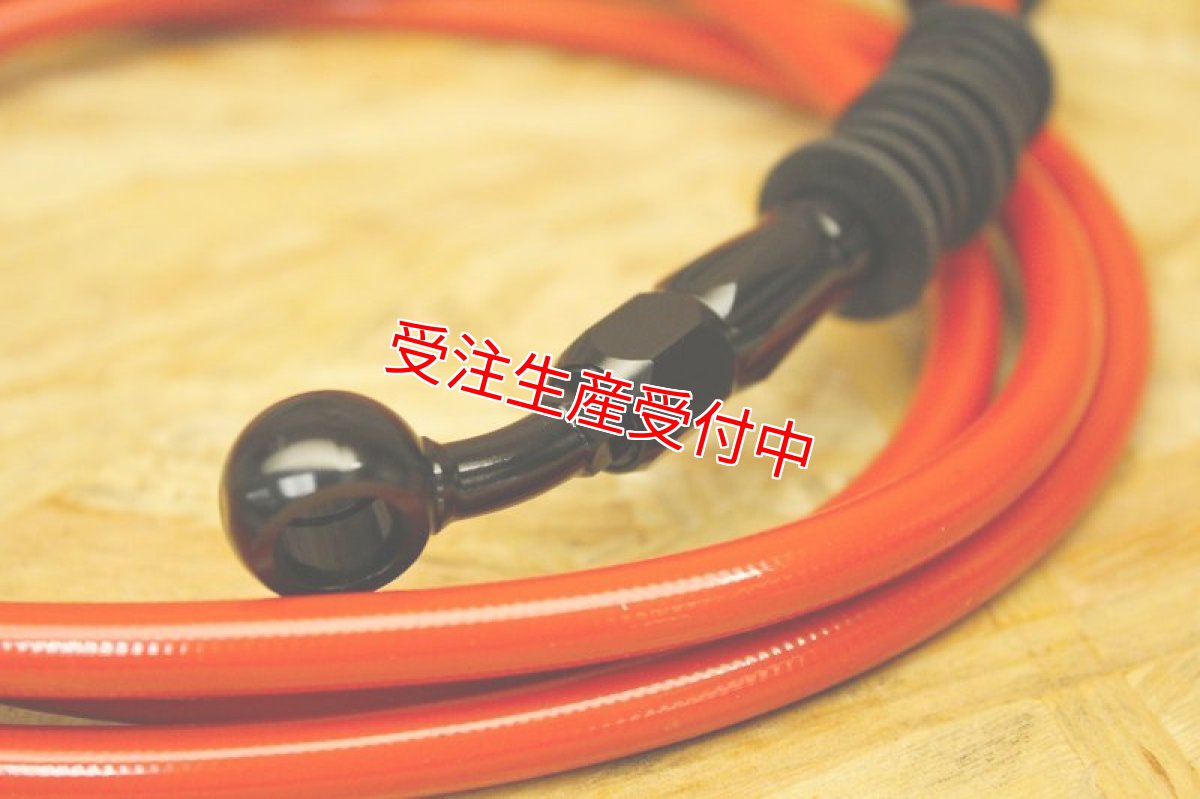 画像3: GARUDA カラーオーダー リアメッシュブレーキホース [シグナスX ・BW'S125] (3)