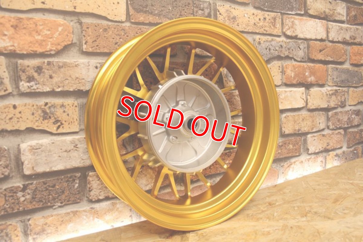 画像5: MOS鍛造ホイール GX-10 前後セット 艶消しゴールド [1〜3型シグナスX] (5)