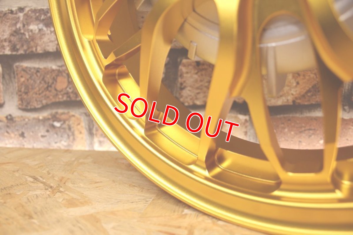 画像4: MOS鍛造ホイール GX-10 前後セット 艶消しゴールド [1〜3型シグナスX] (4)