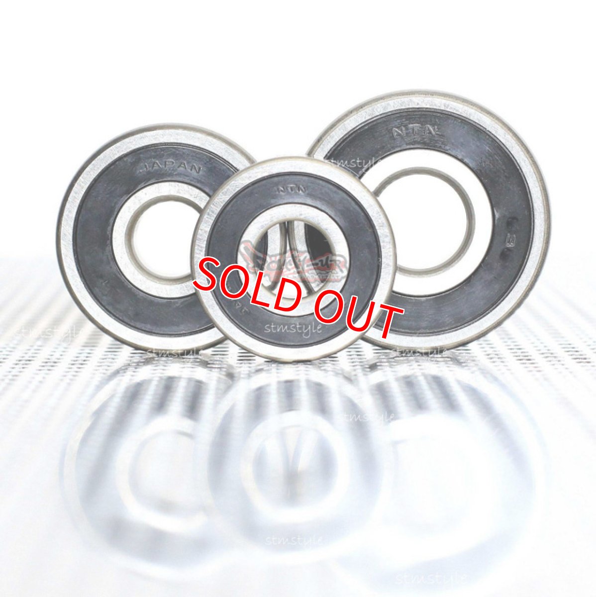 画像2: 性能比較動画あり！STM ハイパフォーマンスホイールベアリングセット 回転抵抗低減タイプ フロントホイール左右＋スイングアーム [シグナスX・2型BW'S125] (2)