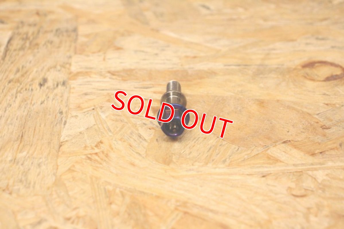 画像4: PK7 チタン センタースタンドスプリングフックボルト 焼き色 [シグナスX ・BW'S125] (4)