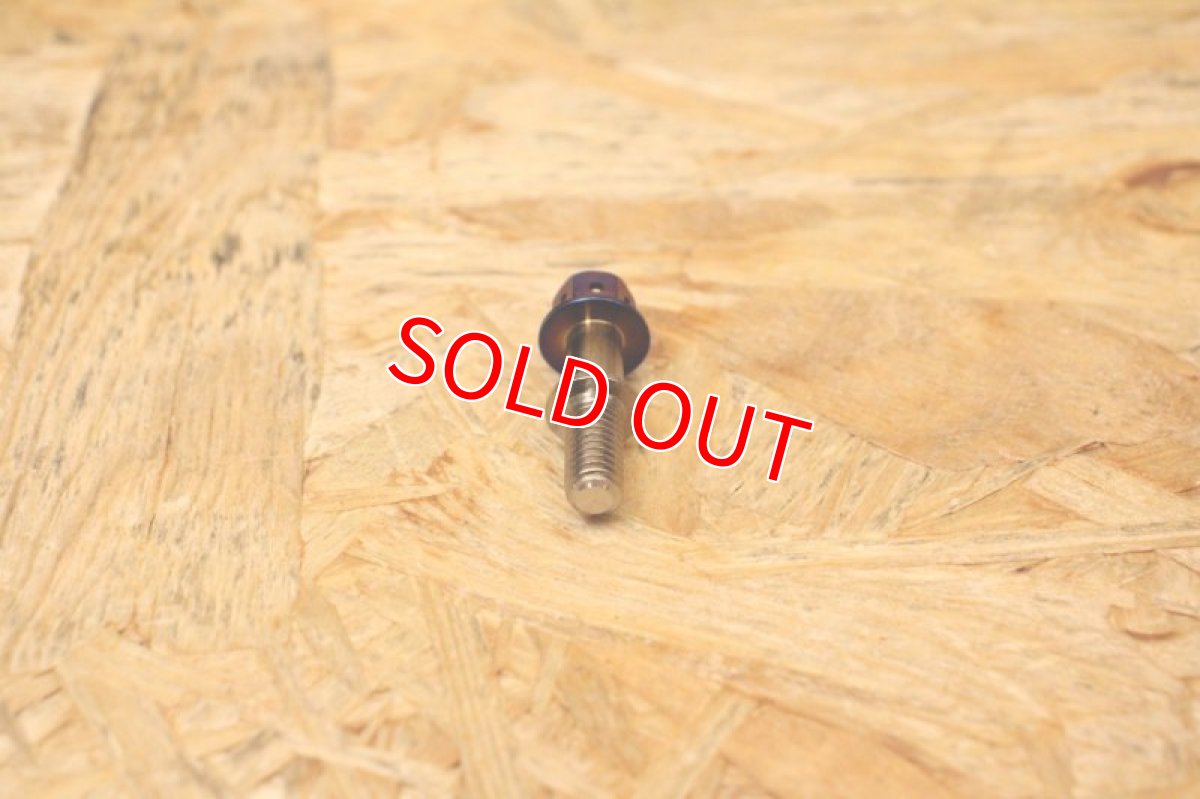 画像3: PK7 チタン センタースタンドスプリングフックボルト 焼き色 [シグナスX ・BW'S125] (3)