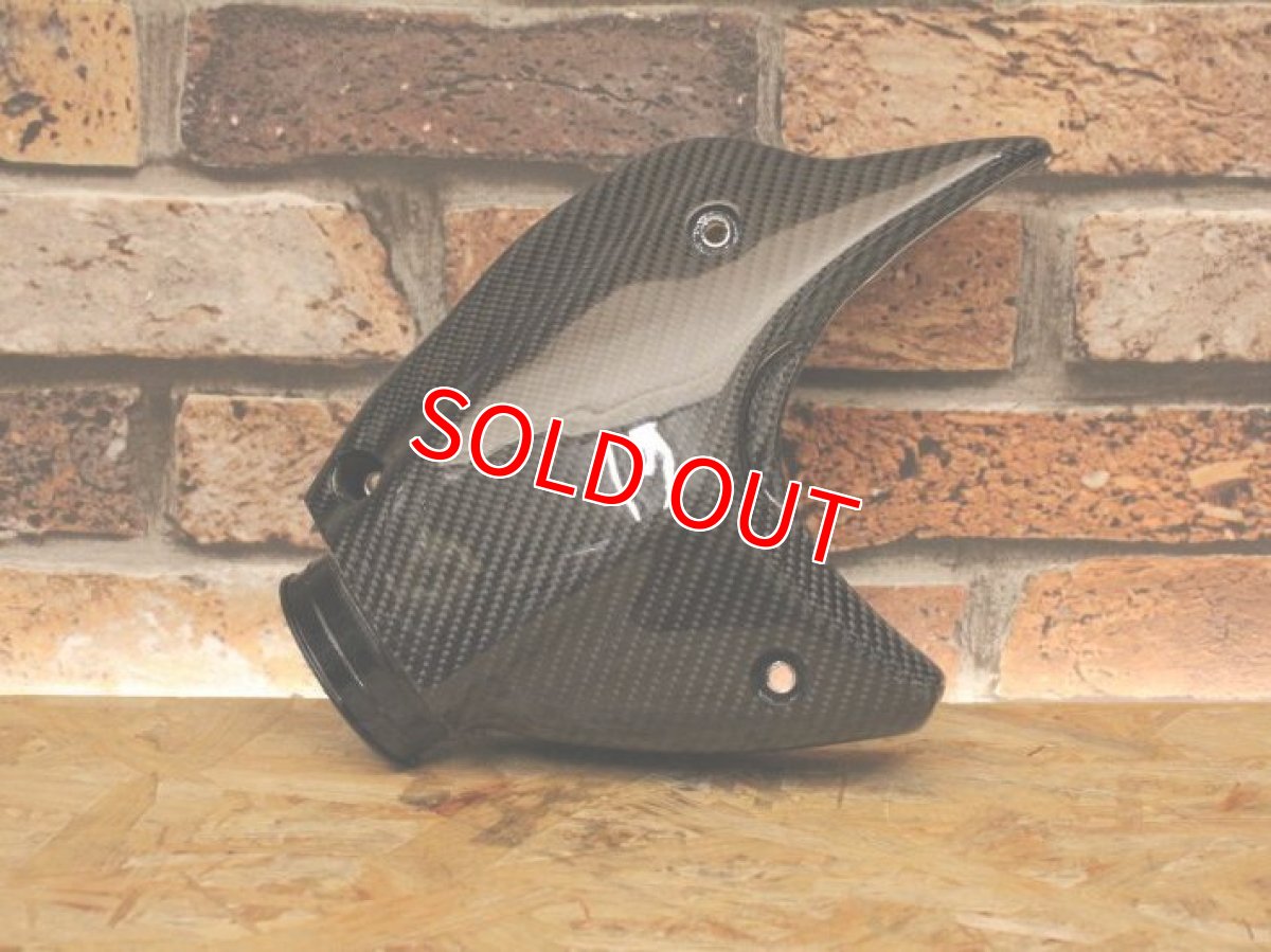 画像1: カーボン クランクケースカバーダクト 交換タイプ [シグナスX・BW'S125] (1)