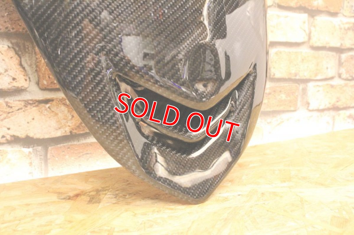 画像3: カーボン フロントパネル 交換タイプ［マジェスティS前期/SMAX前期］ (3)