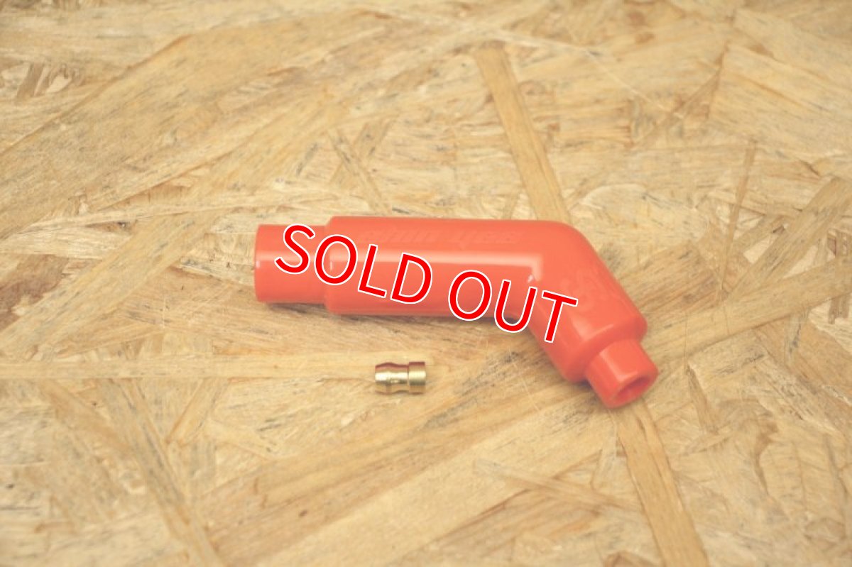 画像5: 新雅部品 ダルマ端子付きプラグキャップ(レッド/ブラック) (5)