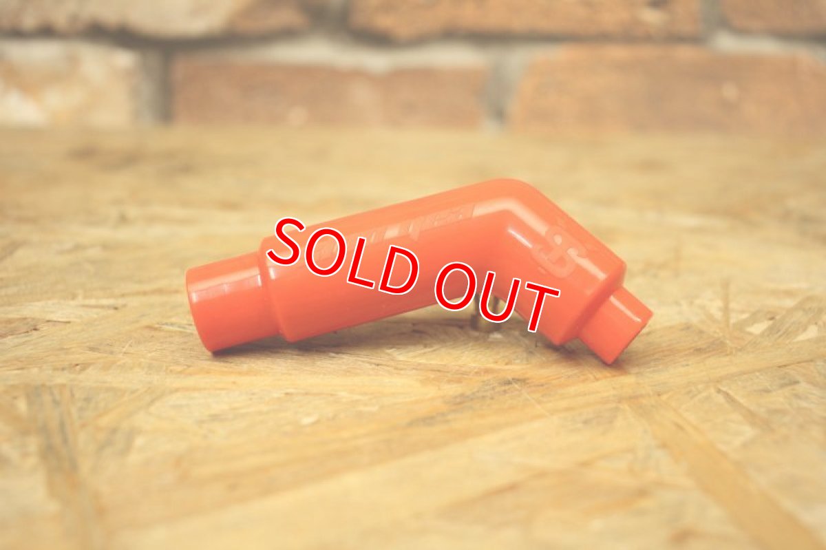 画像3: 新雅部品 ダルマ端子付きプラグキャップ(レッド/ブラック) (3)