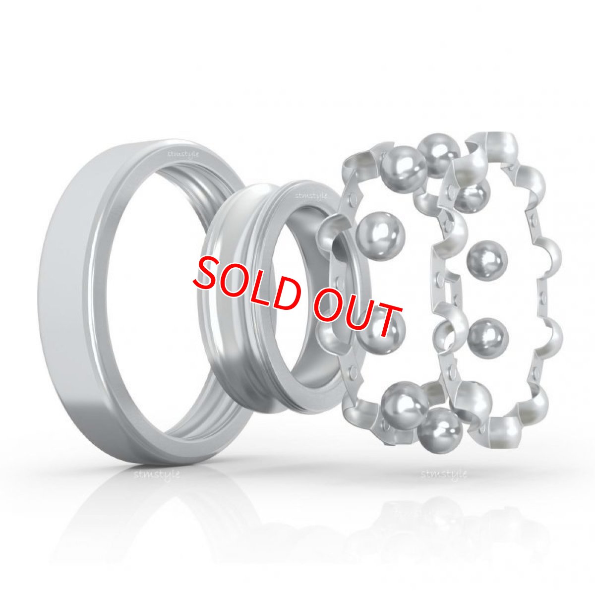 画像3: STM ハイパフォーマンスミッションベアリング6点セット 回転抵抗低減タイプ [4〜5型シグナスX・BW'S125] (3)