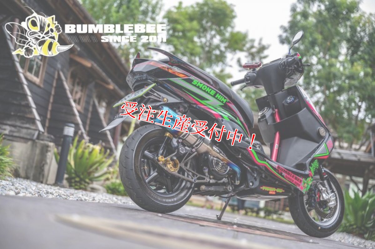 画像1: Bumblebee SS1チタン [シグナスX・BW'S125][158cc〜用] (1)