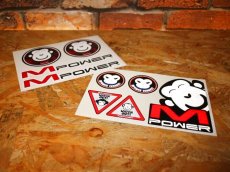 画像1: モンキーパワー マットステッカー＆反射ステッカーセット 限定品 (1)