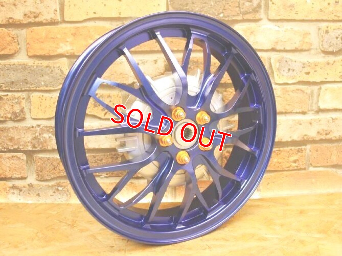 画像3: MOS鍛造ホイール GX-10 前後セット 艶消しブルー [1〜3型シグナスX] (3)