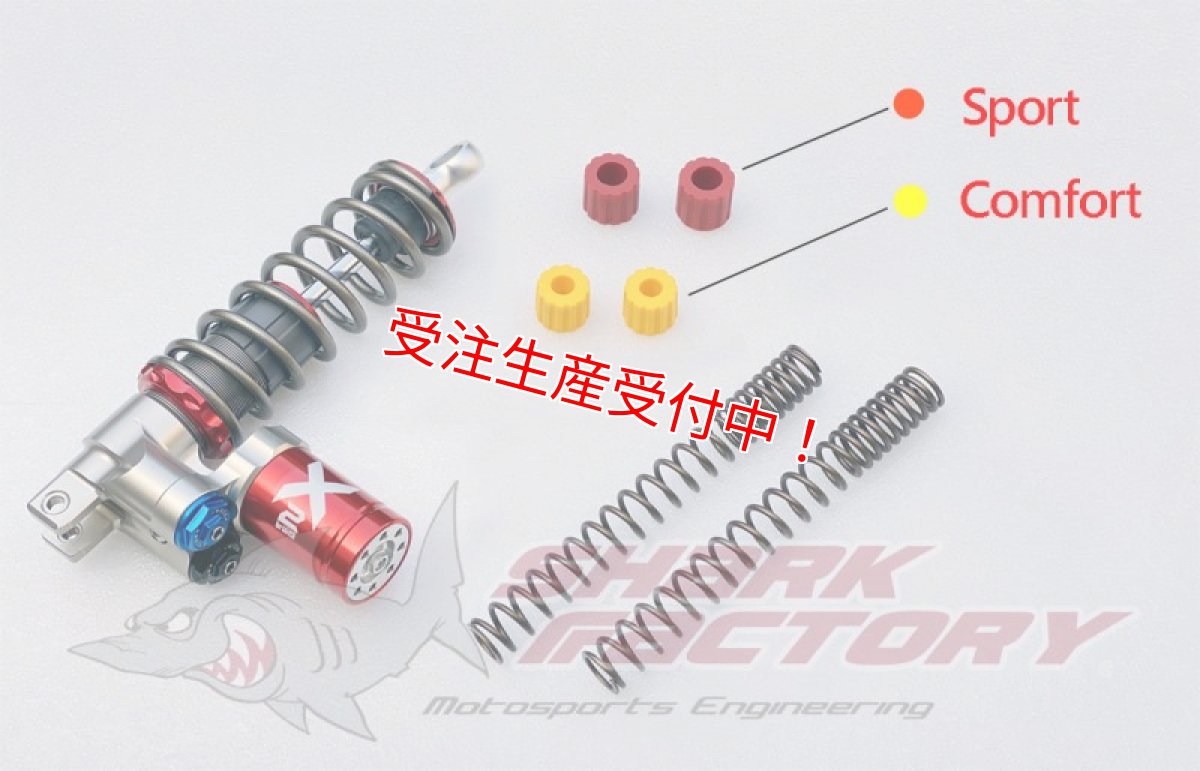 画像5: SHARK FACTORY 【X2-DT】リアサスペンション [6型シグナスグリファス・3型BW'S125] (5)