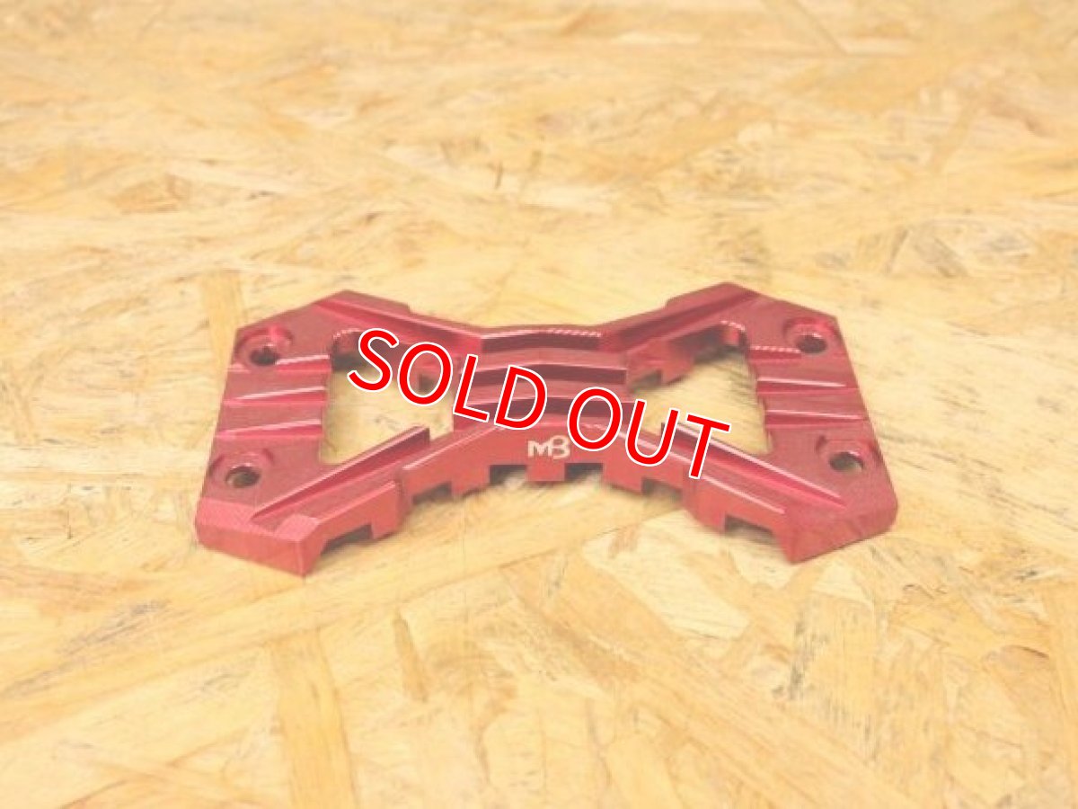 画像8: MB CNC ビレットキャリアタペットカバー　[シグナスX ・BW'S125]（ブラック/レッド/オレンジ） (8)