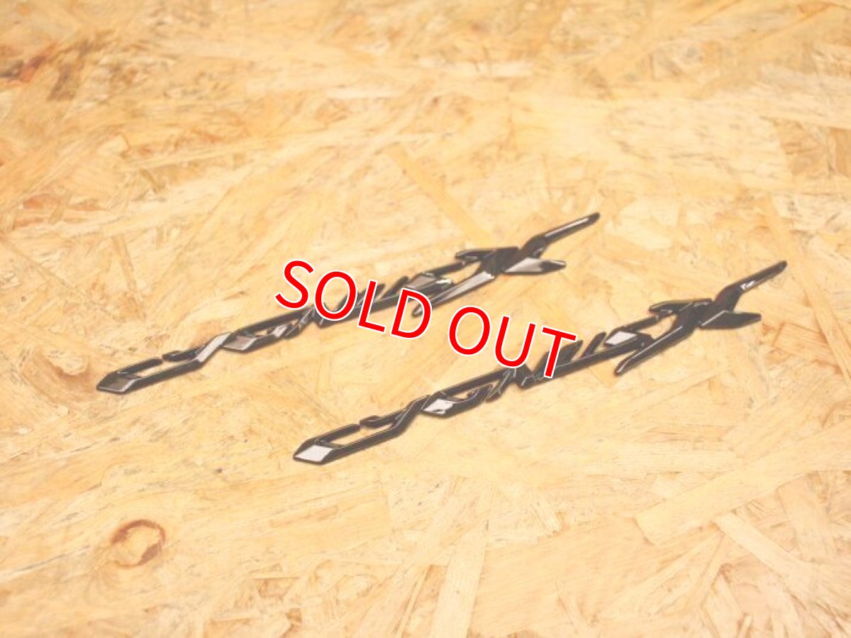 画像1: ヤマハ純正 CYGNUS-X 3Dエンブレム 2個セット ブラック  (1)