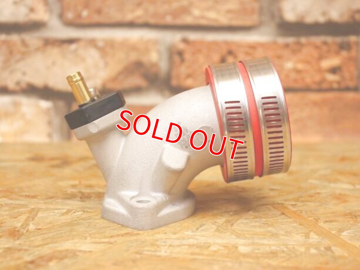 画像2: 新雅部品 テーパーマニホールド ロング 負圧取り出し口付属 [シグナスX・BW'S125]  (2)