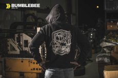 画像1: Bumblebee 2022年限定パーカー ブラック 「黃蜂管 Bumblebee-川澤行銷」 (1)