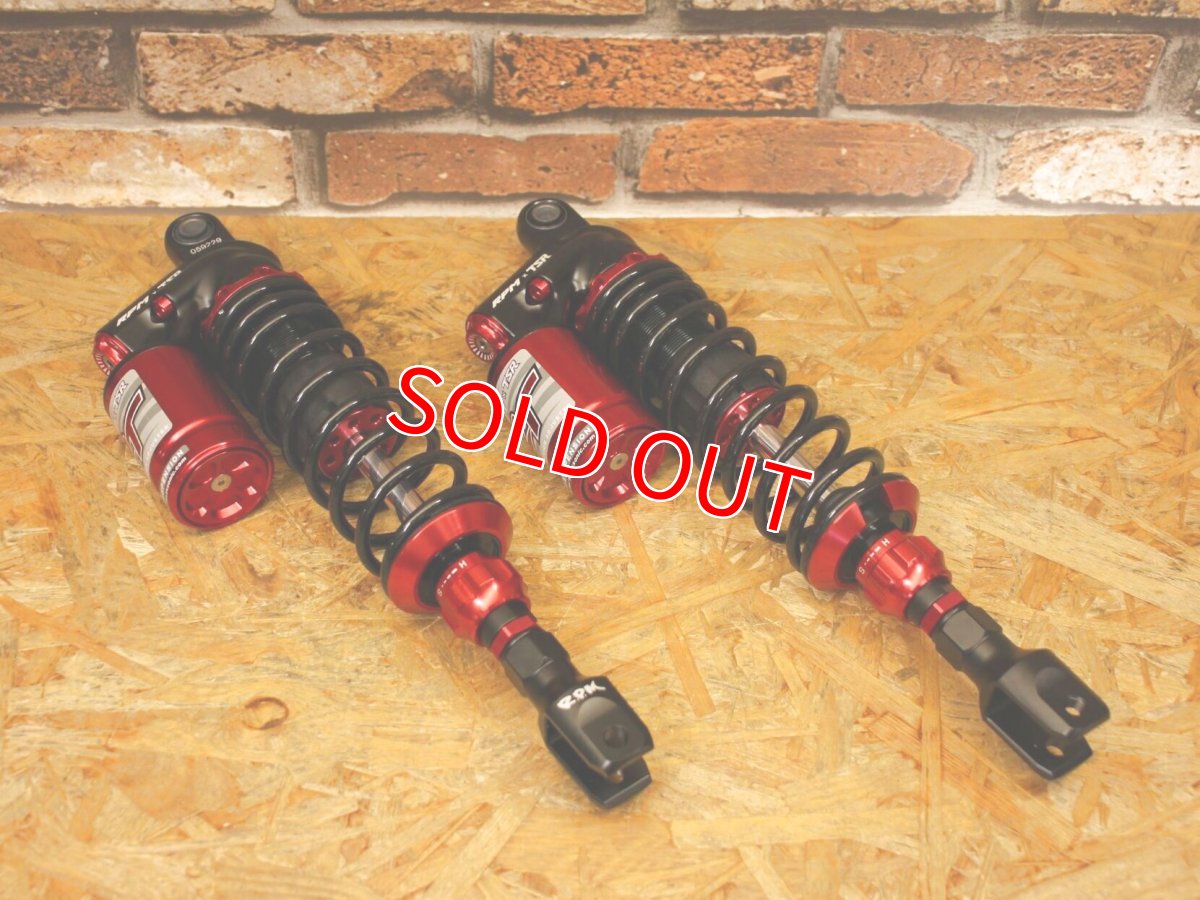 画像2: 在庫品！RPM×TSRコラボ ブラック×レッド【RT】リアサスペンション [4.5型シグナスX・BW'S125] (2)