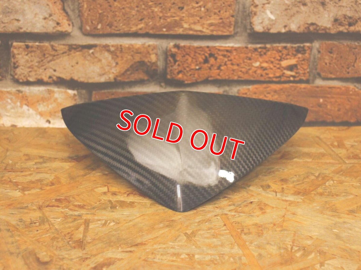 画像2: カーボンフロントマスクカバー＆メータートリム 貼り付けタイプ [3型シグナスX] (2)