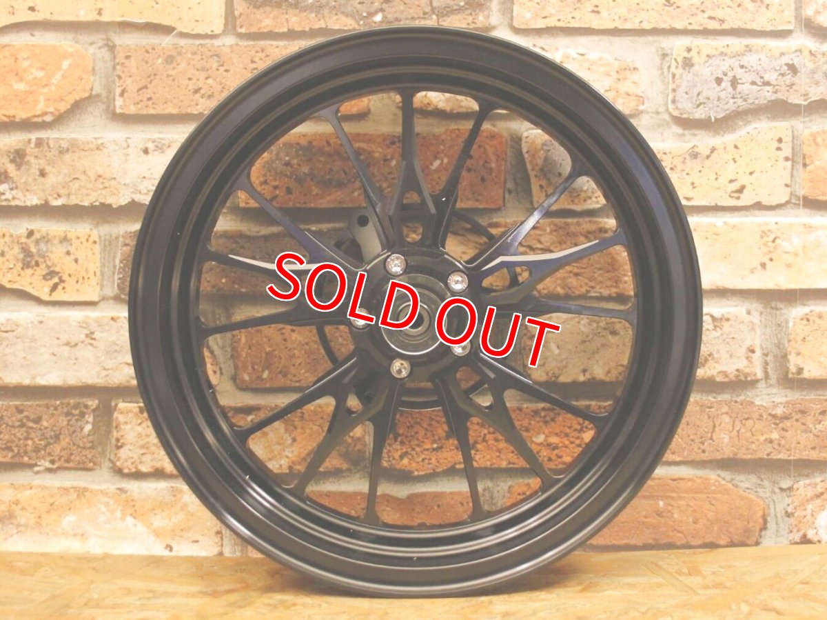 画像7: MOS鍛造ホイール GR-15 前後セット ブラック [シグナスグリファス・3型BW'S125] (7)