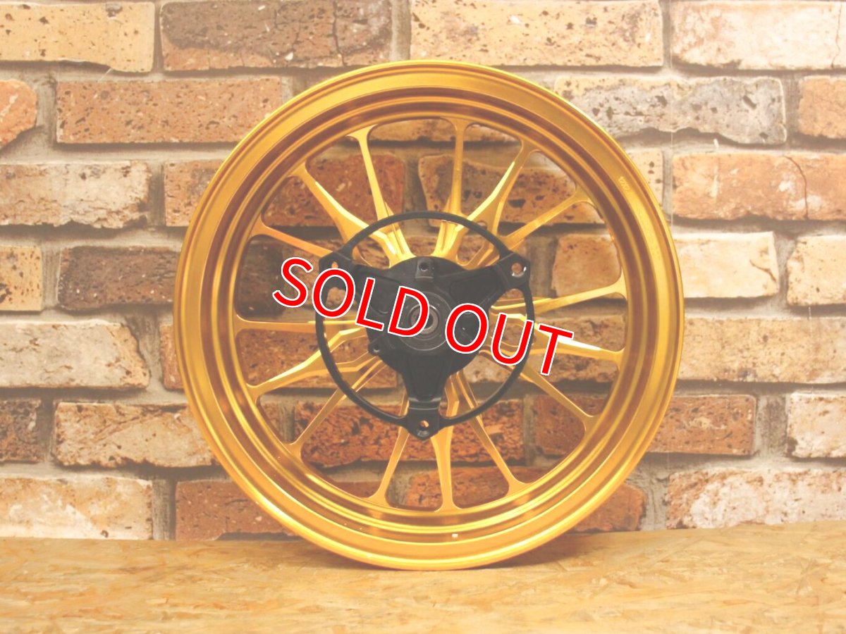 画像8: MOS鍛造ホイール GR-15 前後セット ゴールド [シグナスグリファス・3型BW'S125] (8)