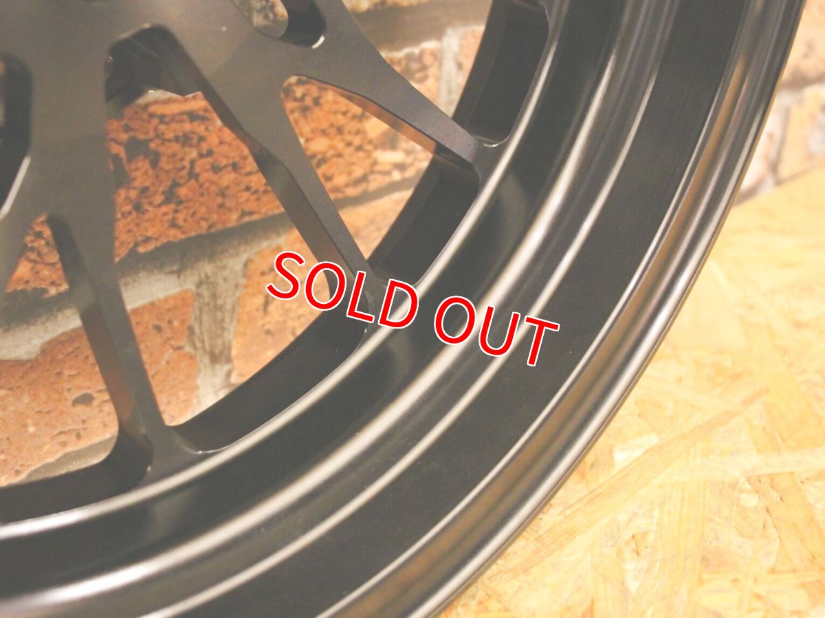 画像4: MOS鍛造ホイール GR-15 前後セット ブラック [シグナスグリファス・3型BW'S125] (4)