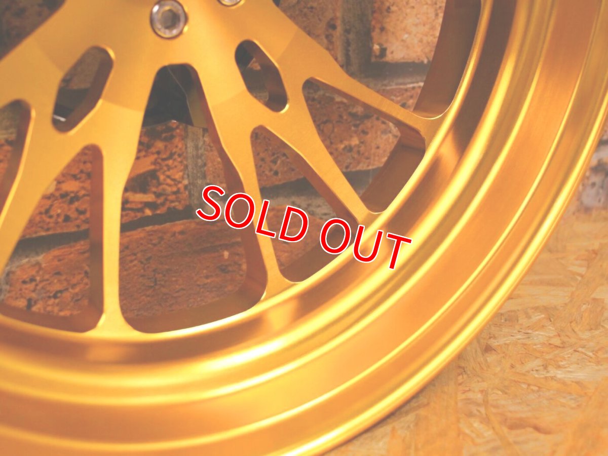 画像6: MOS鍛造ホイール GR-15 前後セット ゴールド [シグナスグリファス・3型BW'S125] (6)