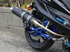 画像2: Bumblebee BT1ブラック [シグナスX・BW'S125]（ストレート）（125〜158cc/158ccオーバー/180ccオーバー競技用サイズ） (2)