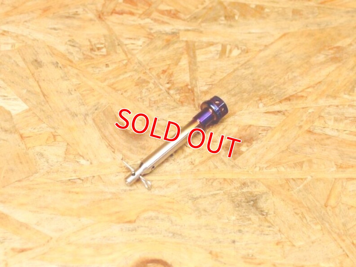 画像2: PK7 チタンパッドピン 焼色 ブレンボ2POTキャスト（新カニ）用 (2)