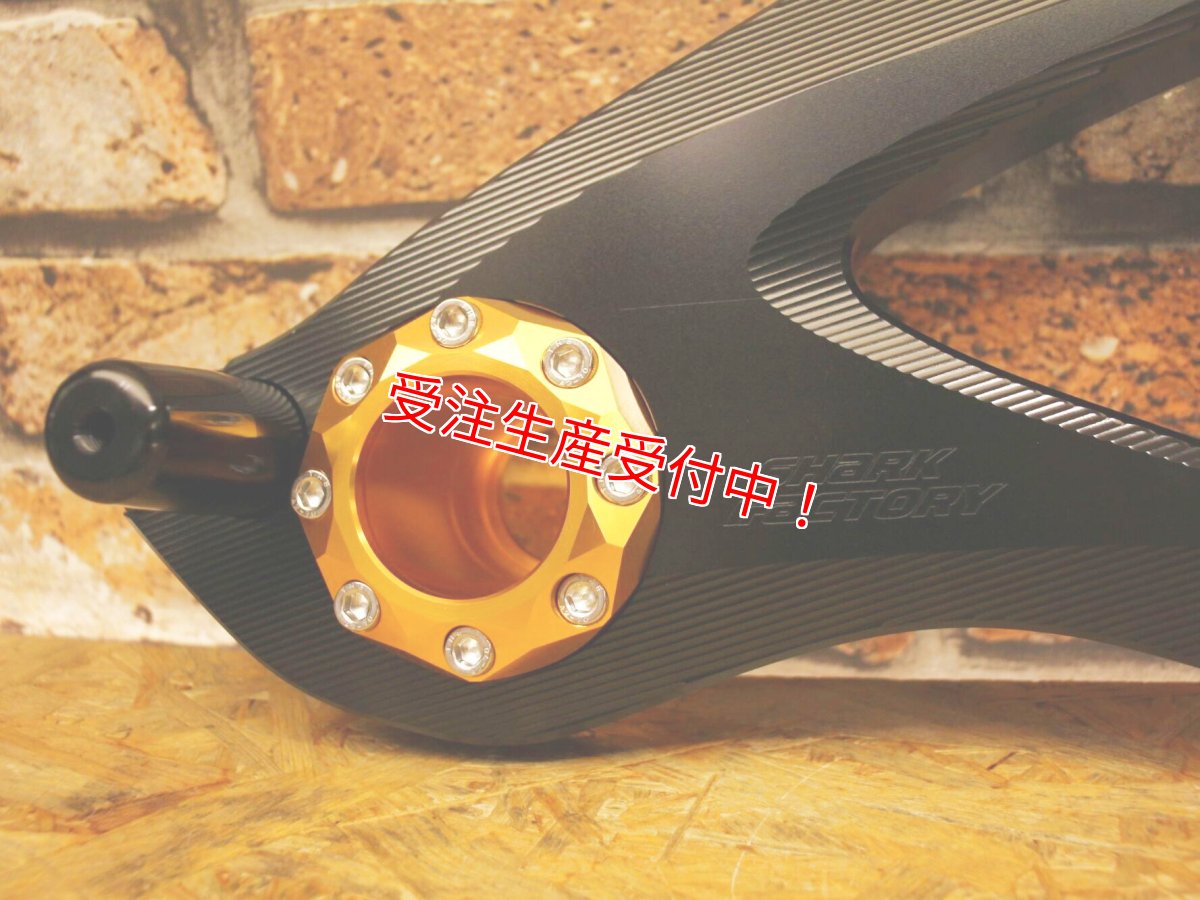 画像4: SHARK FACTORYアルミCNCスイングアーム カラーオーダー（STMベアリング組み込み済み） [1〜3型シグナスX] (4)