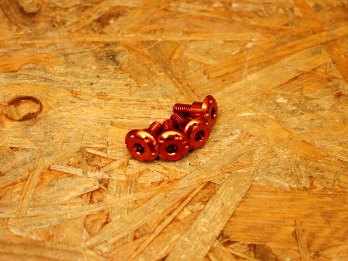 画像8: KN企画 アルミフェンダーボルトセット (ブラック/ゴールド/シルバー/レッド/ブルー/パープル/オレンジ)[シグナスグリファス] (8)