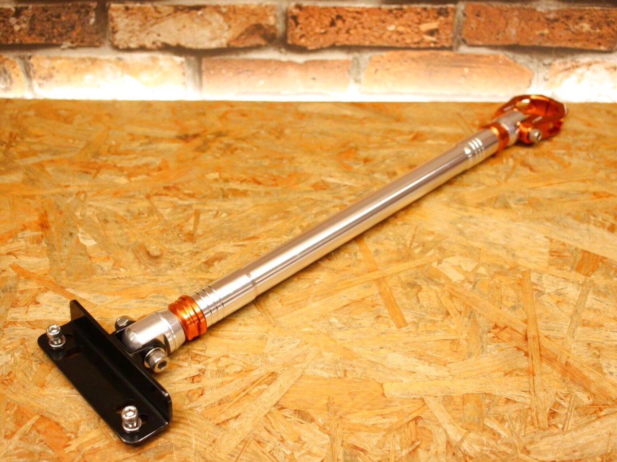 画像6: KOSO フレーム補強バー （ブラック×レッド/シルバー×レッド/シルバー×ブルー/ブラック×ブルー/シルバー×オレンジ）［1〜5型シグナスX］ (6)