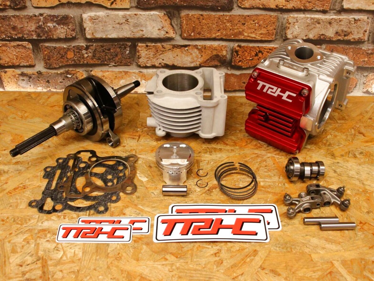 画像1: TRHC×Partyup 59Plus/63Plus/66Plusボアアップキット Type-VV [シグナスX・BW'S125] (168cc/191cc/210cc） (1)