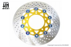 画像8: KN企画 フロントディスクローター245mm タイプ8 [シグナスX・BW'S125]（ブラック/ゴールド/レッド/ブルー） (8)