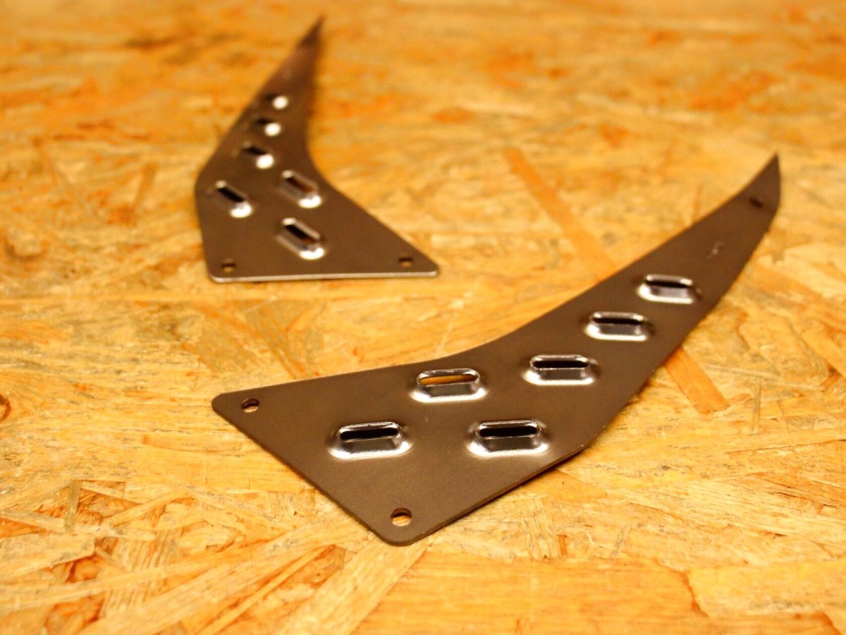 画像7: K&S アルミフロアボード リア [シグナスグリファス]（シルバー/ガンメタ） (7)