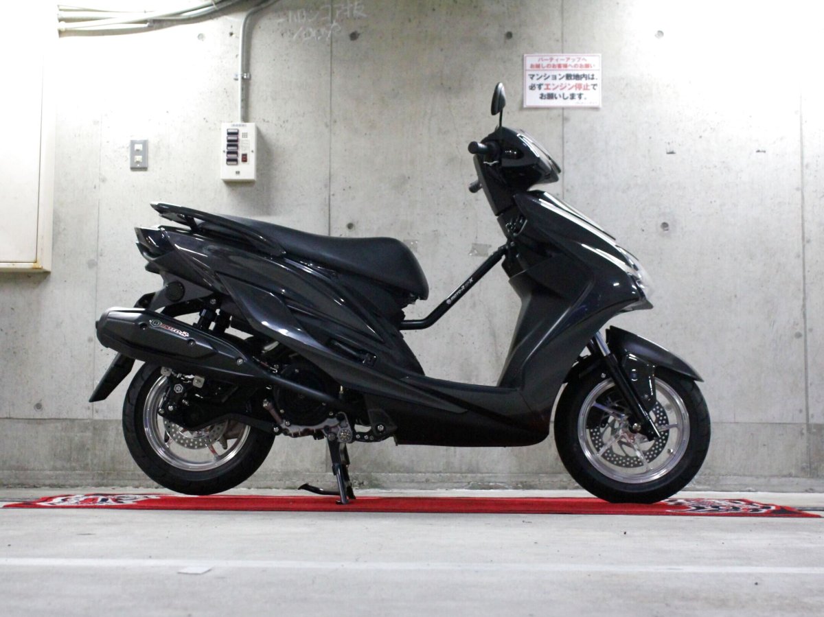 画像5: MOTO-R M1-S（ブラック/ステンレス）（排気量）[シグナスX/1・2型BW'S125] (5)