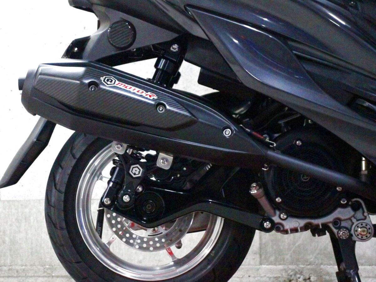 画像2: MOTO-R M1-S（ブラック/ステンレス）（排気量）[シグナスX/1・2型BW'S125] (2)