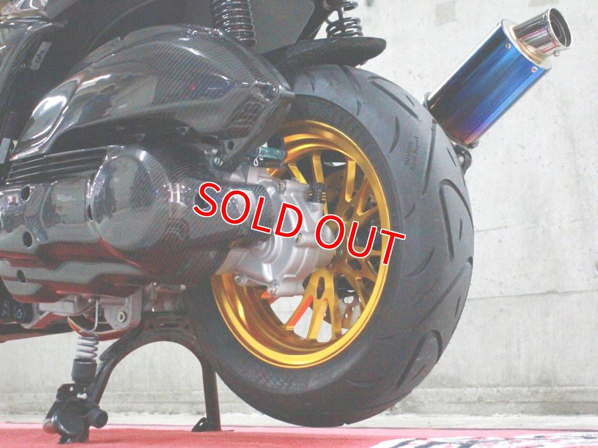 画像2: MOS鍛造ホイール GR-15 前後セット ゴールド [シグナスグリファス・3型BW'S125] (2)