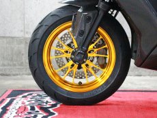 画像1: MOS鍛造ホイール GR-15 前後セット ゴールド [シグナスグリファス・3型BW'S125] (1)