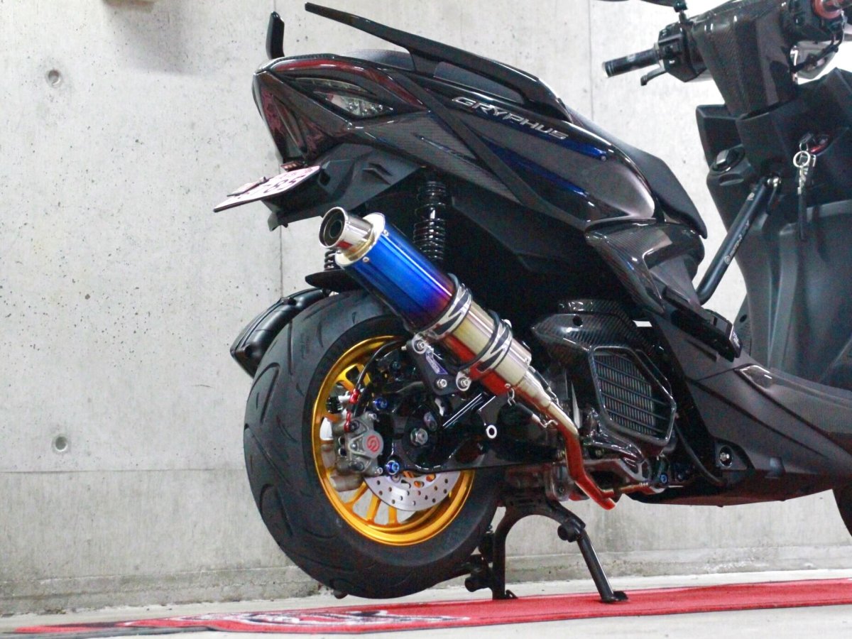 画像10: Bumblebee BT1チタン (125〜160cc/160cc以上用/180cc以上競技用サイズ) [シグナスグリファス・3型BW'S125・2型NMAX125/155・X force・Force2.0] (10)