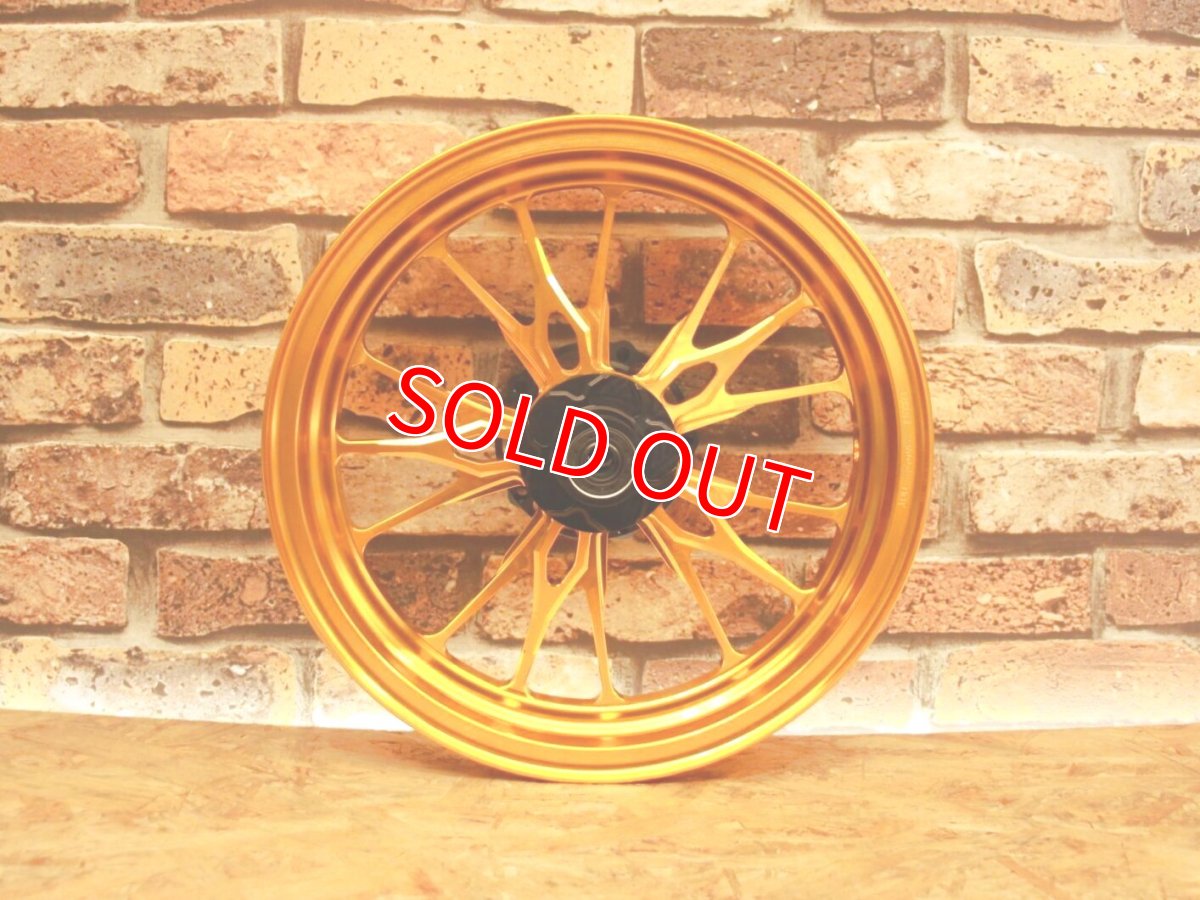 画像5: MOS 鋳造ホイール前後セット XR-15 ゴールド［4・5型シグナスX/2型BW'S125］ (5)