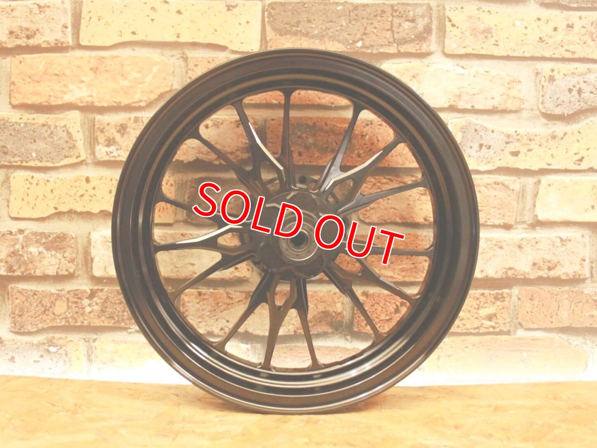 画像5: MOS 鋳造ホイール前後セット XR-15 ブラック［4・5型シグナスX/2型BW'S125］ (5)