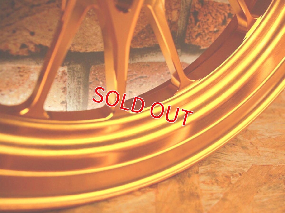 画像4: MOS 鋳造ホイール前後セット XR-15 ゴールド［4・5型シグナスX/2型BW'S125］ (4)