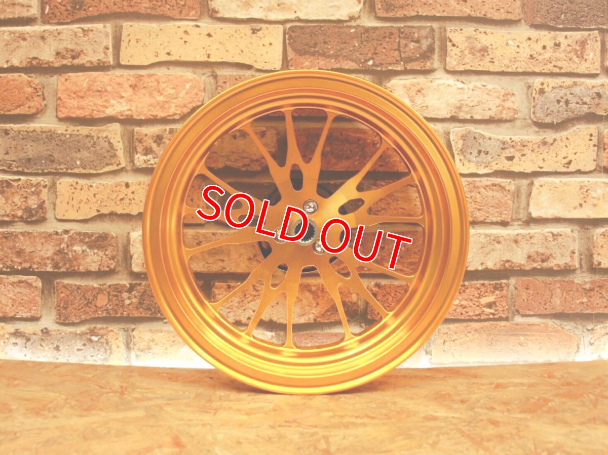 画像7: MOS 鋳造ホイール前後セット XR-15 ゴールド［4・5型シグナスX/2型BW'S125］ (7)