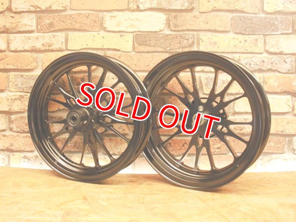 MOS 鋳造ホイール前後セット XR-15 ブラック［4・5型シグナスX/2型BW