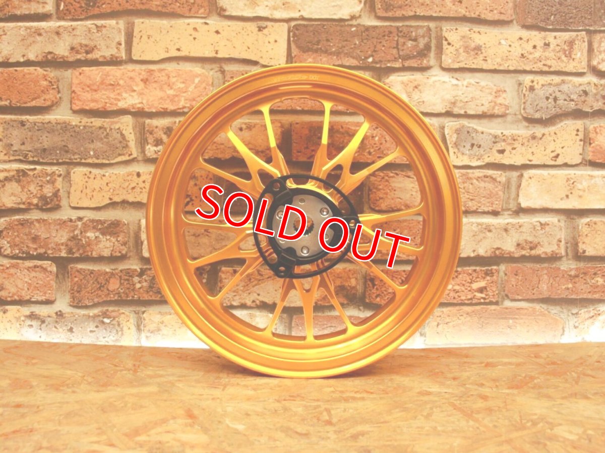 画像6: MOS 鋳造ホイール前後セット XR-15 ゴールド［4・5型シグナスX/2型BW'S125］ (6)