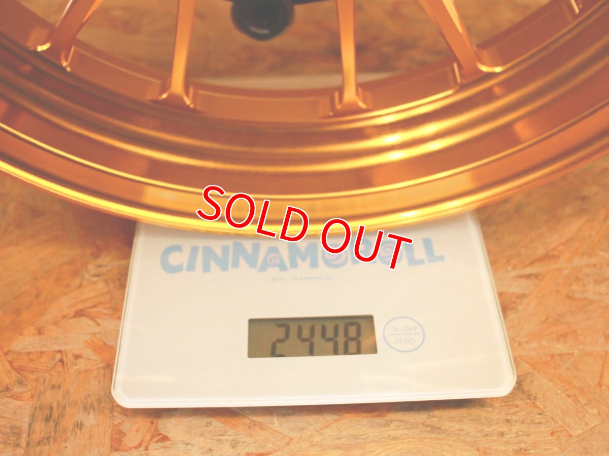 画像8: MOS 鋳造ホイール前後セット XR-15 ゴールド［4・5型シグナスX/2型BW'S125］ (8)